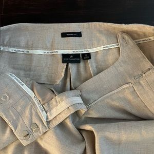 Worhtington Women’s Dress Pants - Beige - Size 6 - Straight Leg